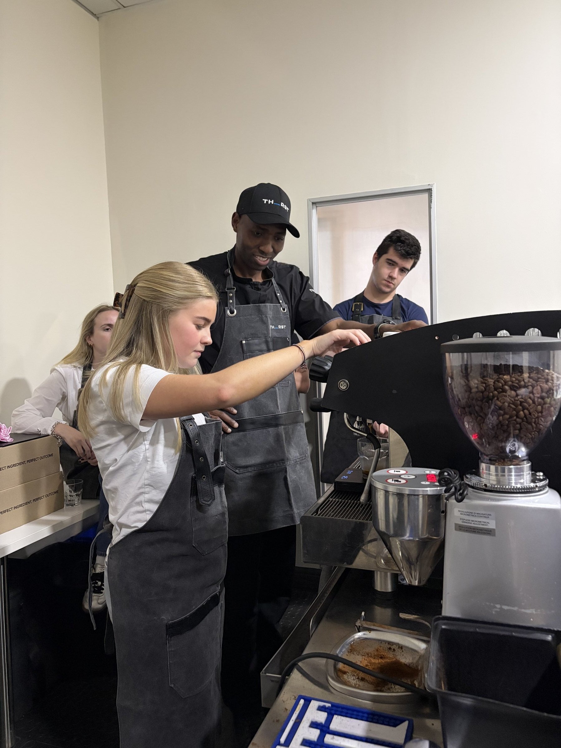 Barista training class in session – Thirst Academy