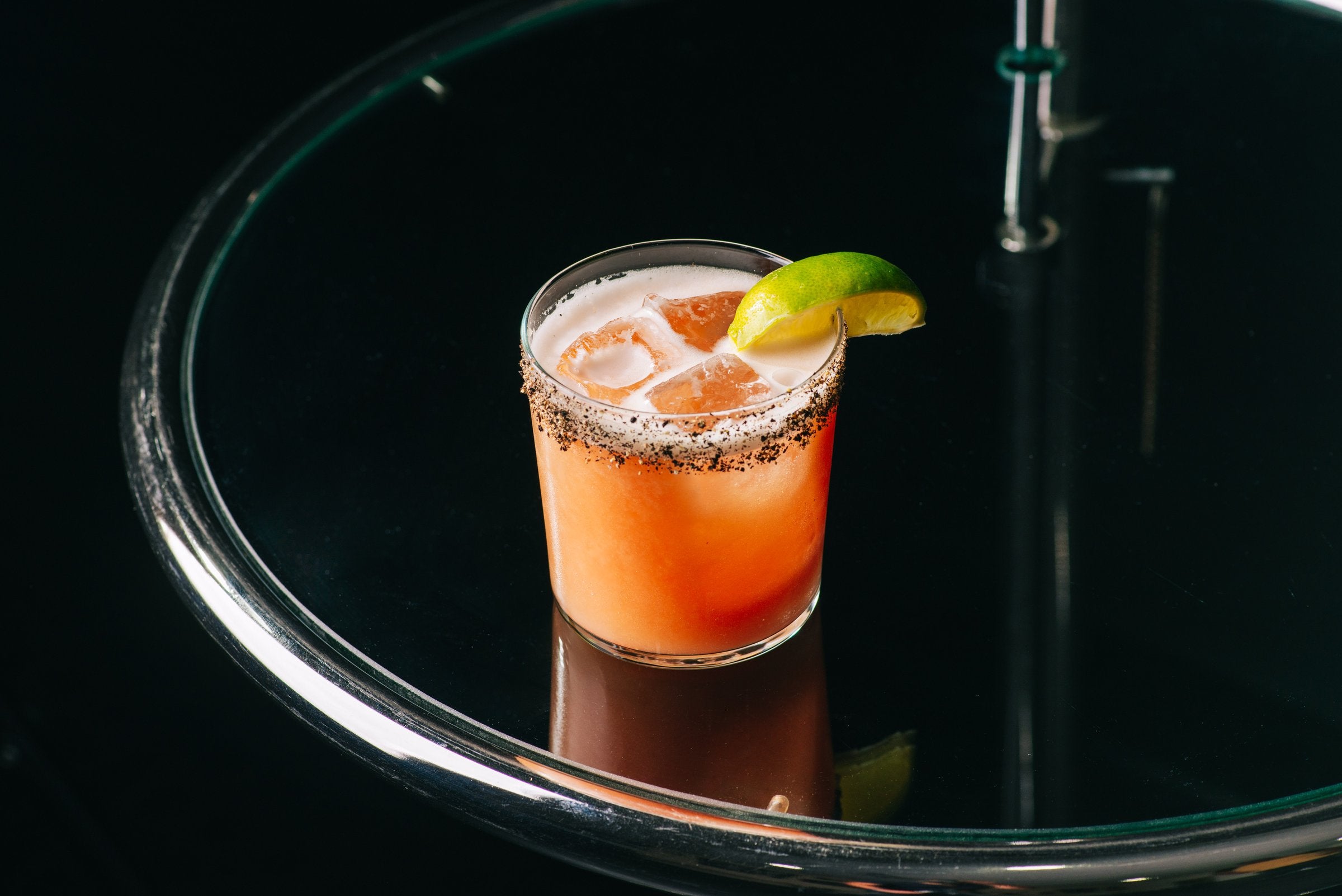 Guava Mezcal Margarita cocktail – Thirst Academy bartending school
